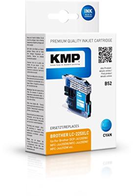 KMP Inktcartridge vervangt Brother LC-225XLC Compatibel Cyaan B52 1530,0003