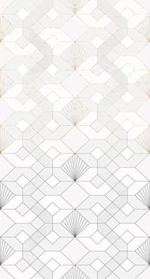 Komar Heritage Fotobehang Coquilles Blanches - HX3-008