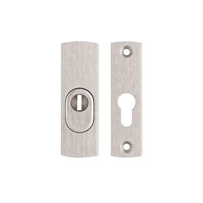 AXA AXA Curve veiligheidsrozetten smal gebogen met kerntrekbeveiliging SKG3 - aluminium