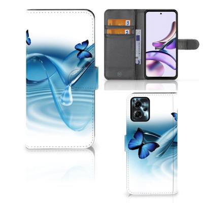 Motorola Moto G13 | G23 | Telefoonhoesje | Met pasjeshouder | Vlinders Motorola Moto G13 | G23 | Telefoonhoesje | Met pasjeshouder | Vlinders