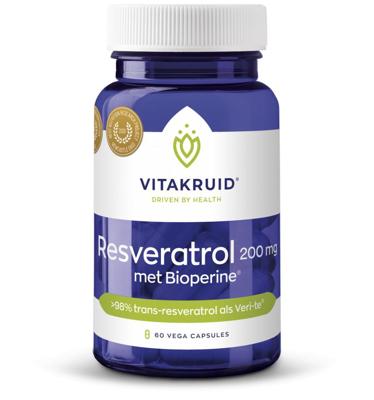 Vitakruid Resveratrol (Veri-te®) 200 mg met Bioperine®