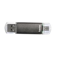 Hama FlashPen Laeta Twin USB-stick smartphone/tablet Grijs 16 GB USB-A 2.0, Micro-USB 2.0 - thumbnail