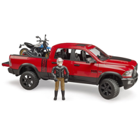 bruder Dodge RAM Power wagen met accessoires modelvoertuig - thumbnail