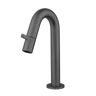 Toiletkraan Best Design Moya 1-draaiknop Gebogen 21 cm Gunmetal