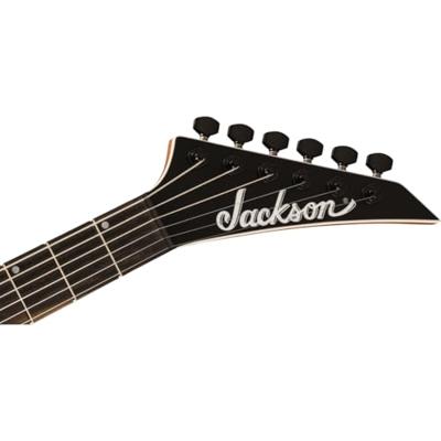 Jackson American Series Virtuoso HT EB Satin Black elektrische gitaar met Jackson Foam Core Case - thumbnail