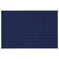 Verzwaringsdeken 122x183 cm 9 kg stof blauw - thumbnail