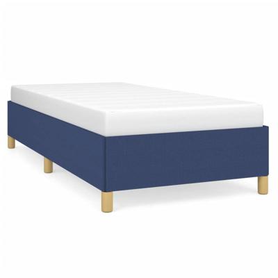 Bedframe zonder matras 80x200 cm stof blauw
