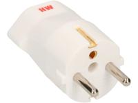 Max Hauri 162312 Tussenstekker 250 V Wit - thumbnail