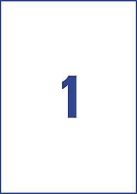 Avery-Zweckform L7784-25 Folie-etiketten 210 x 297 mm Polyester folie Transparant 25 stuk(s) Permanent hechtend Laser (kleur), Laser (zwart/wit), Kopiëren Avery-Zweckform L7784-25 Folie-etiketten 210 x 297 mm Polyester folie Transparant 25 stuk(s) Permanent hechtend Laser (kleur), Laser (zwart/wit), Kopiëren