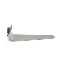 Prijskaarthouder metaal rvs 75x27mm - thumbnail