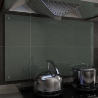 VidaXL Spatscherm keuken 100x60 cm gehard glas wit - thumbnail