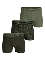 Björn Borg 3-pack heren boxershorts - Bamboe - GroenCombi - thumbnail