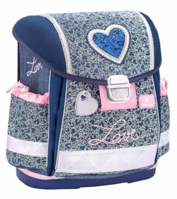 Belmil rugzak hartjes 19 liter polyester blauw/roze Belmil rugzak hartjes 19 liter polyester blauw/roze