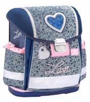 Belmil rugzak hartjes 19 liter polyester blauw/roze - thumbnail