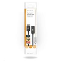 DisplayPort-Adapter | DisplayPort Male | HDMI Output | 8K@30Hz | Vernikkeld | Recht | 0.20 m | Rond | TPE | PVC | Zwart | Envelop - thumbnail