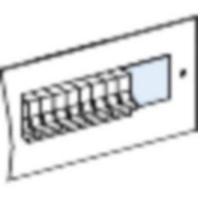 Schneider Electric PrismaSeT-P, afdekplaat, deelbaar, modulaire serieinbouwapparatuur, hoogte = 46mm, lengte = 90mm, RAL9003,(4 stuks) 1 stuk(s)