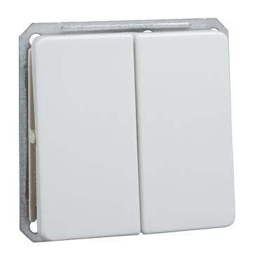 ELSO dubbele wisselschakelaar 211664 16A zuiver wit 1 stuk(s)