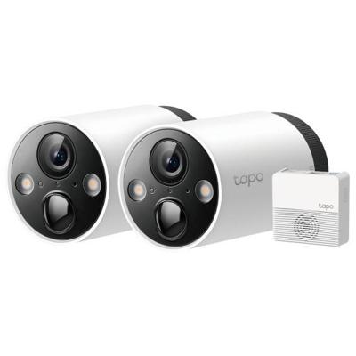 TP-Link tapo c420s2 - 2 beveiligingscamera's/ip camera+basisstation voor binnen & buiten - 2.5k ultra hd