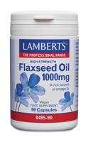Lamberts Lijnzaadolie 1000mg Vegacapsules - thumbnail