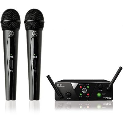 AKG WMS 40 Mini2 Dual Vocal ISM2 - 3 (864 MHz) draadloos systeem