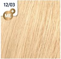 Wella Professionals Koleston Perfect Me+ Special Blonde Permanent Creme Colour 12/03 Special Blonde Natural Gold 60ml - thumbnail