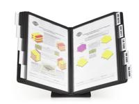 Durable bureaustandaard Vario met 10 tassen, ft A4, zwart - thumbnail