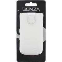 Senza Leather Slide Case White Size L - thumbnail