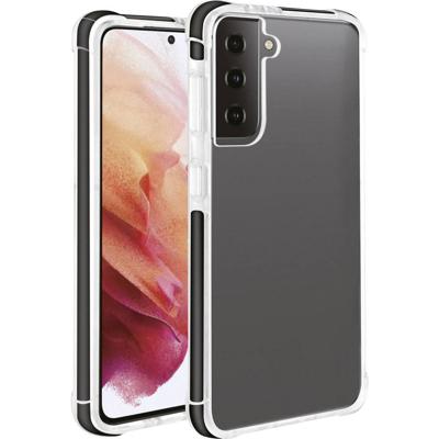 Vivanco RSCVVSGS21T Safe Steady Backcover Samsung Galaxy S21 (5G) Zwart, Transparant