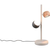 LED Tafellamp - Musterring Cannon - 2 Lichtpunten van 5 Watt - Dimbaar - Aanpasbare Lichtkleur - Geheugenfunctie - Up-and-down Verlichting - Meerkleurig - Metaal - thumbnail