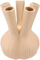 Daan Kromhout Design tulpenvaas aardewerk aglio straight 26x35cm zand - thumbnail