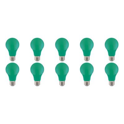 LED Lamp 10 Pack - Specta - Groen Gekleurd - E27 Fitting - 3W