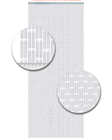 Vliegengordijnenexpert Hulzen standaard Transparant 210 - thumbnail