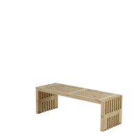 Zitbank Hout Rustik 138 CM - thumbnail