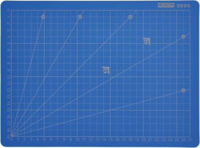 Desq Professionele snijmat, 5-laags, blauw, ft 22 x 30 cm
