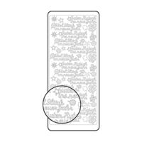 Vaessen Creative • sticker 10x23cm 10pcs goud diverse duitse teksten - thumbnail