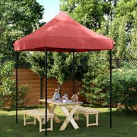 VidaXL Partytent inklapbaar pop-up 200x200x306 cm bordeauxrood - thumbnail