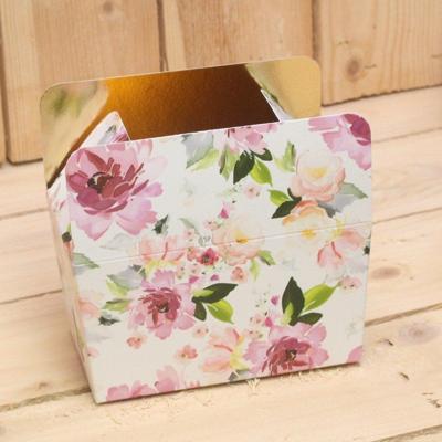 Bonbon doosjes - Chocolade doosje - Rozen LAAG - 24 stuks