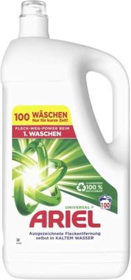 Ariel Ariel Wasmiddel Vloeibaar 5L - 100 Wasbeurten, Universeel, Extra Krachtig