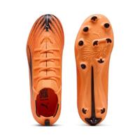 PUMA Ultra 6 Pro Gras / Kunstgras Voetbalschoenen (MG) Kids Oranje Zwart Zilver - thumbnail