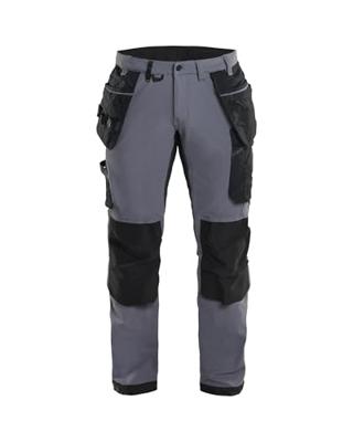 Blåkläder Werkbroek met 4-weg stretch 15221645 | Medium Grijs/Zwart | Maat 44 - 7330509723685 Blåkläder Werkbroek met 4-weg stretch 15221645 | Medium Grijs/Zwart | Maat 44 - 7330509723685