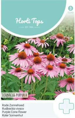 Zaden Echinacea Rode Zonnehoed Hortitops - Hortitops