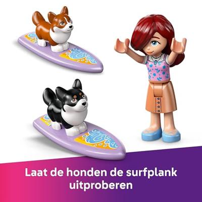 LEGO® Friends 42641 Surf- en scooterplezier met de honden
