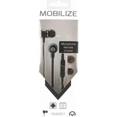 Enzo IN EAR koptelefoon +remote zwart - 7192310