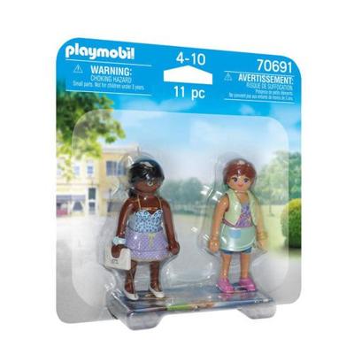 Playmobil® City Life 70691 duo pack winkelende meiden Playmobil® City Life 70691 duo pack winkelende meiden