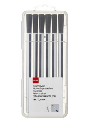 HEMA Fijnschrijvers - 12 stuks