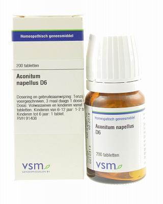 VSM Aconitum napellus D6 (200 tab)