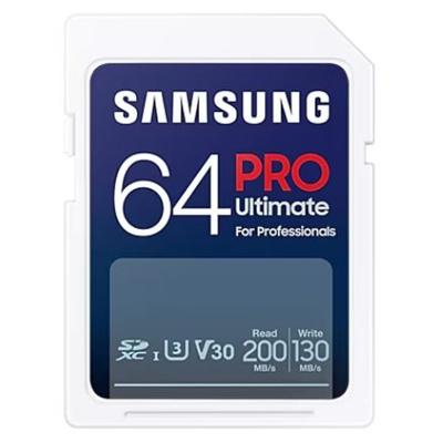Samsung PRO Ultimate SD Card 64GB SD-Kaart Wit