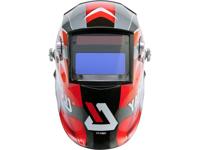 Yato YT-73921 lasmasker en -helm Welding helmet with auto-darkening filter Zwart, Rood, Zilver - thumbnail