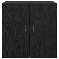 Wandkast Zwart eiken 60 x 31 x 60 cm Bewerkt hout - thumbnail