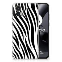 Motorola Edge 30 Neo | TPU Hoesje | Zebra - thumbnail